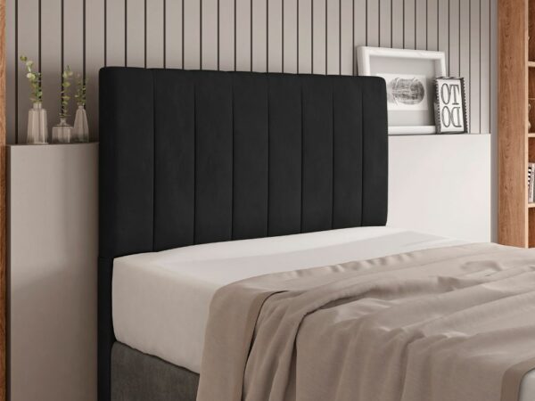 Cabeceira Itália Casal - Preto Veludo