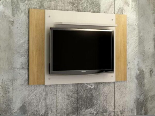 Painel América Extensível  - Off White/Cinamomo