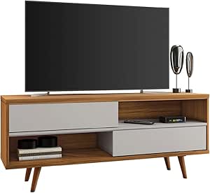 Bancada Rack Retro Tv 50' NT 1180 Freijo/Off White Notavel